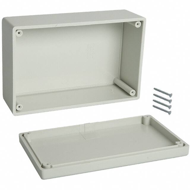 1594ESGY BOX ABS GRAY 6.575"L X 4.213"W