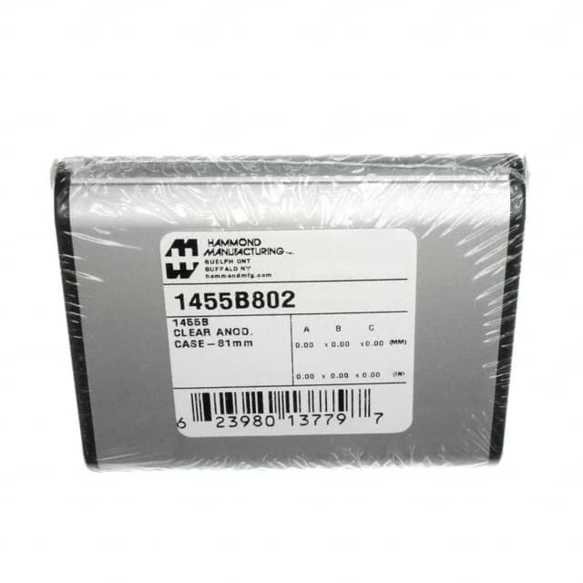 1455B802BK BOX ALUM BLACK 3.189"L X 2.824"W