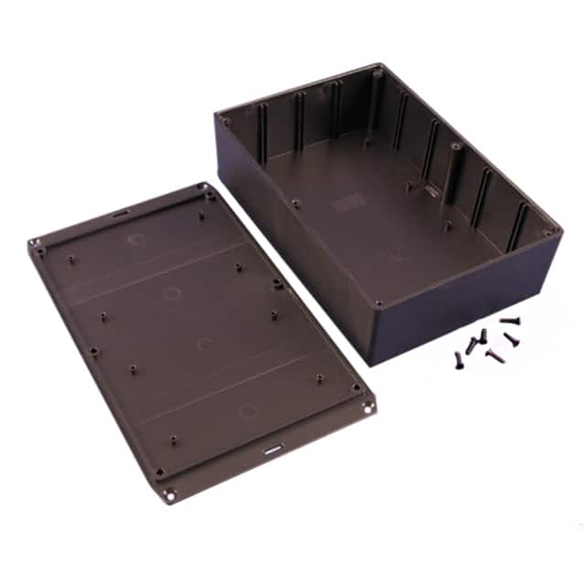 1591XXFSFLBK BOX PLAS BLK 8.701"L X 5.906"W