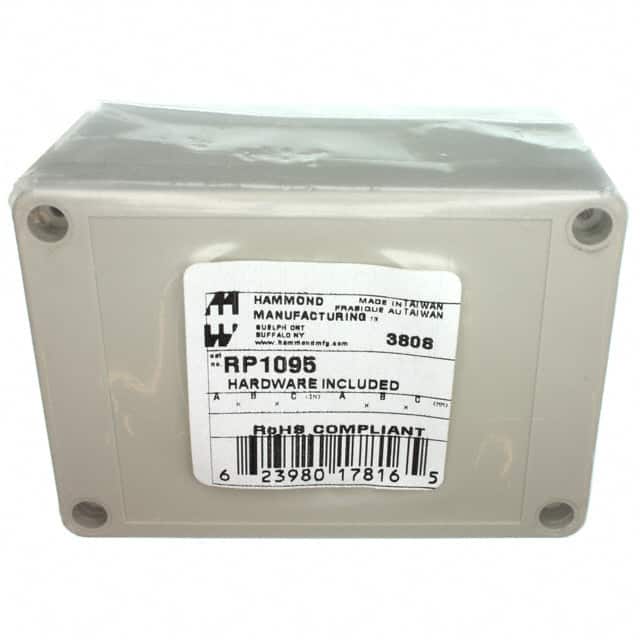 RP1095 BOX ABS GRAY 4.134"L X 2.953"W