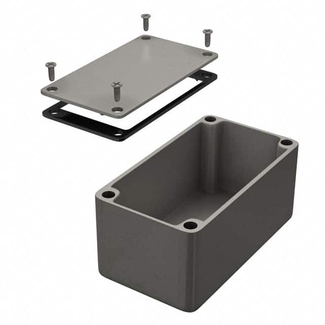 1550WD BOX ALUM UNPTD 4.508"L X 2.520"W
