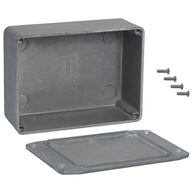 1590SFL BOX ALUM UNPTD 4.335"L X 3.232"W