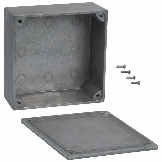 1590Y BOX ALUM UNPTD 3.622"L X 3.622"W