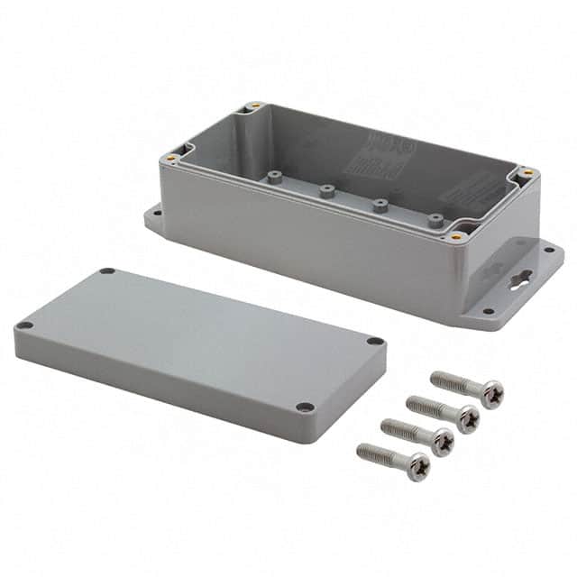 PN-1332-DGMB BOX ABS GRAY 6.346"L X 3.205"W