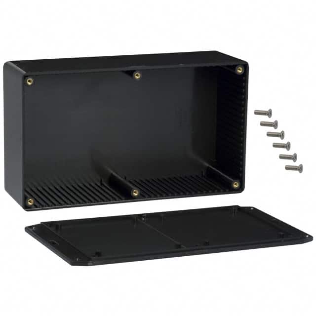 1591EFLBK BOX ABS BLACK 7.480"L X 4.331"W