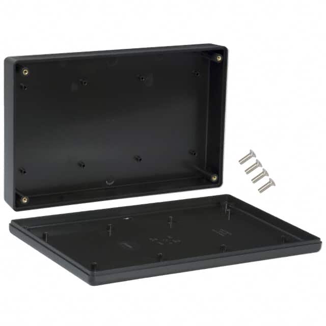 1599KBK BOX ABS BLACK 8.661"L X 5.512"W