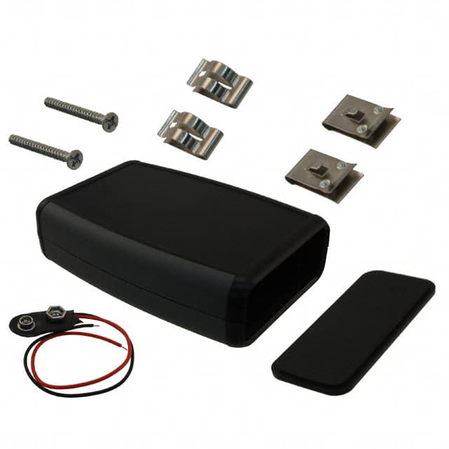1553CBKBAT BOX ABS BLACK 4.615"L X 3.109"W