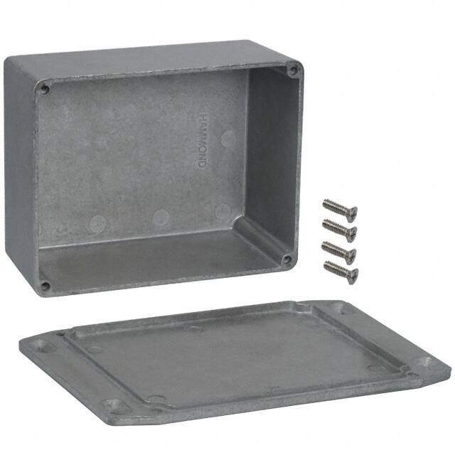1590CFL BOX ALUM UNPTD 4.705"L X 3.701"W