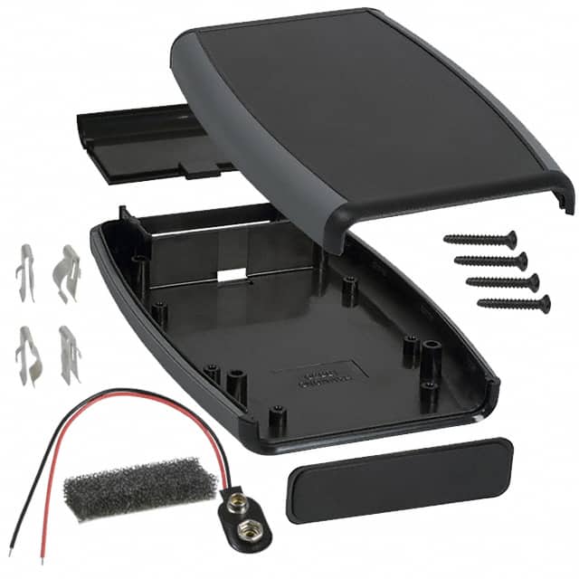 1553DBKBAT BOX ABS BLACK 5.797"L X 3.504"W