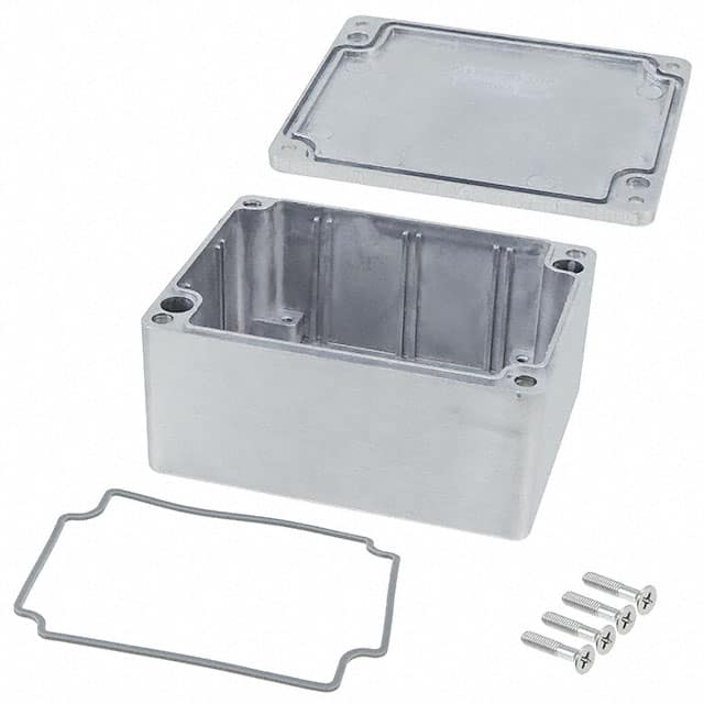 AN-1304-A BOX ALUM NAT 4.535"L X 3.543"W