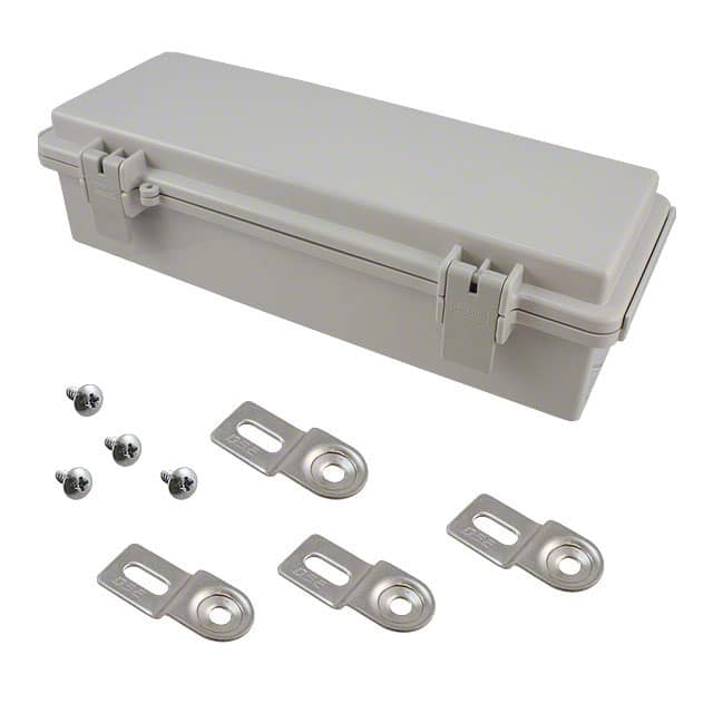 NBF-32008 BOX ABS GRAY 10.630"L X 3.930"W