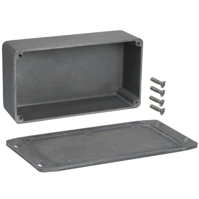 1590P1FL BOX ALUM UNPTD 6.024"L X 3.268"W