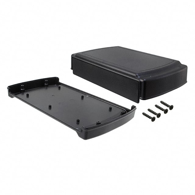 PC-11645 BOX ABS BLACK 9.180"L X 5.250"W