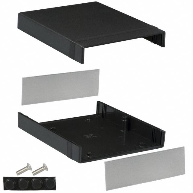 1598CBK BOX ABS BLACK 7.067"L X 6.063"W