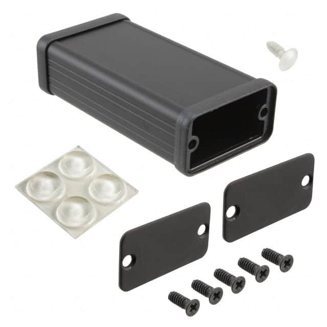 1455D801BK BOX ALUM BLACK 3.150"L X 1.673"W
