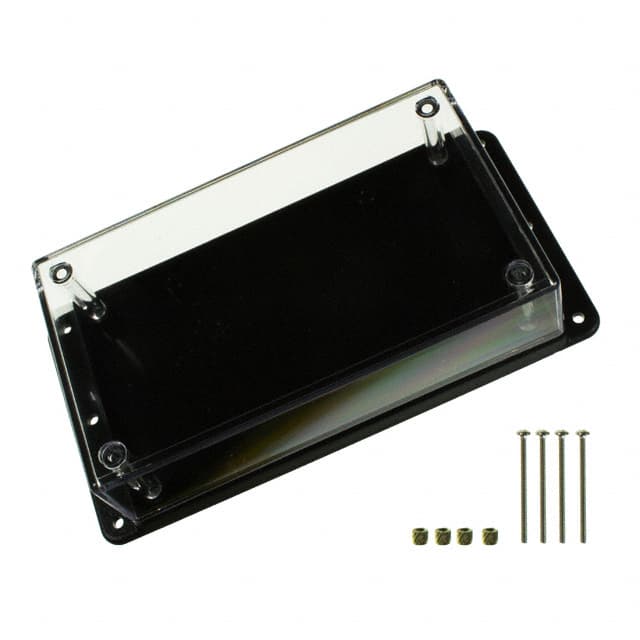 WM052RC,BK BOX PLAS BLK/CLR 5.62"L X 3.25"W