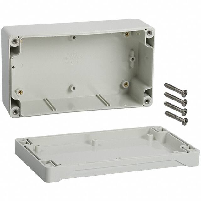 1555JGY BOX ABS GRAY 6.299"L X 3.543"W