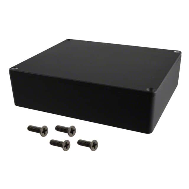 1590XXBK BOX ALUM BLACK 5.717"L X 4.772"W
