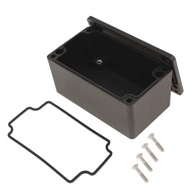 1550Z111BK BOX ALUM BLACK 4.543"L X 2.575"W