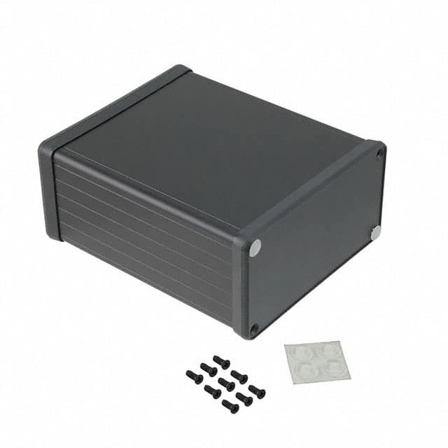 1455N1202BK BOX ALUM BLACK 4.724"L X 4.055"W