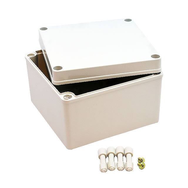 PTS-25315 BOX PLAS GRAY 5.906"L X 5.906"W