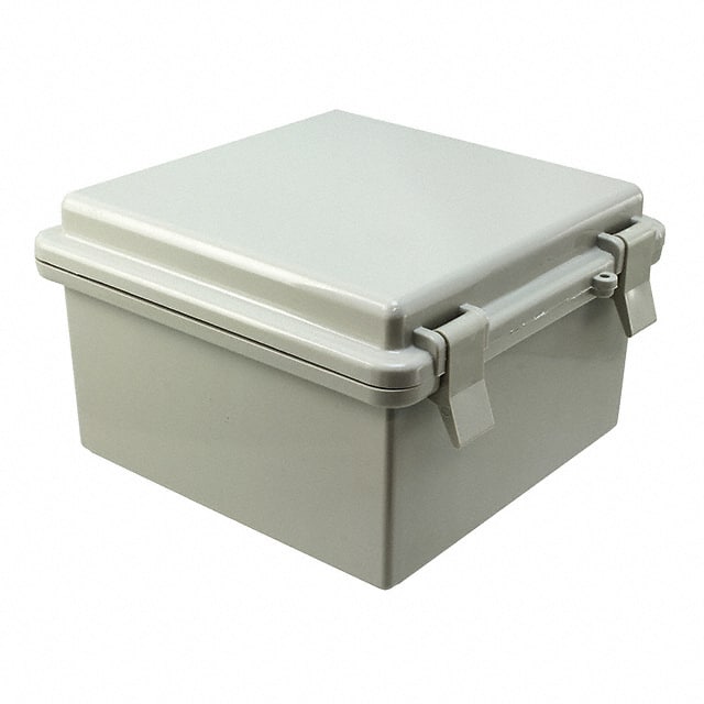 NBB-10240 BOX ABS GRAY 5.904"L X 5.904"W