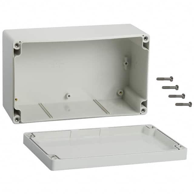 1554UGY BOX ABS GRAY 7.874"L X 4.724"W