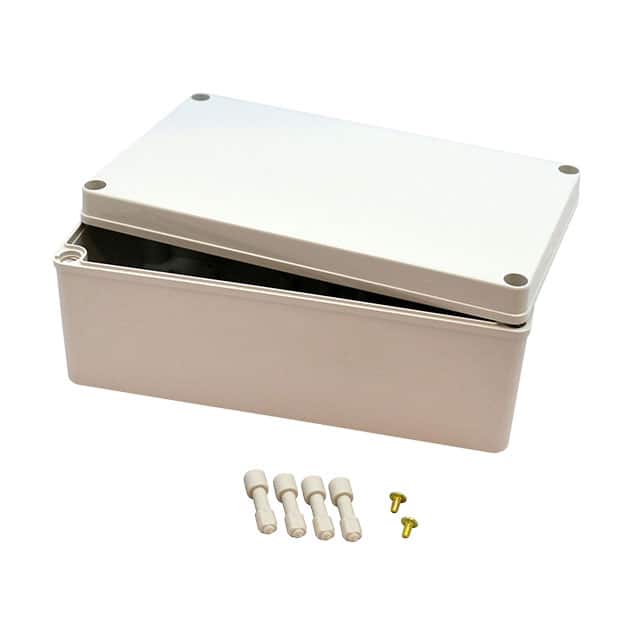 PTS-25338 BOX PLAS GRAY 9.843"L X 5.906"W