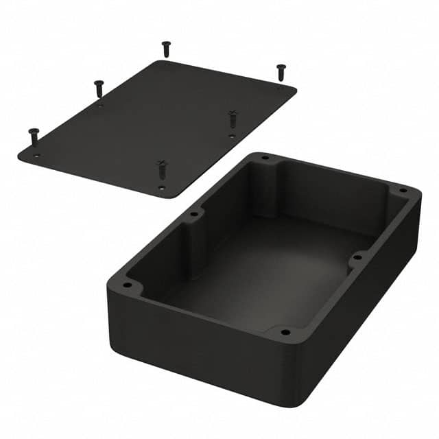 1550JBK BOX ALUM BLK 10.827"L X 6.890"W