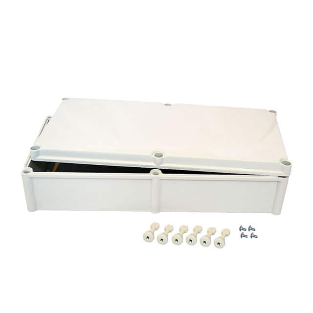PTS-25349 BOX PLAS GRY 22.047"L X 11.024"W