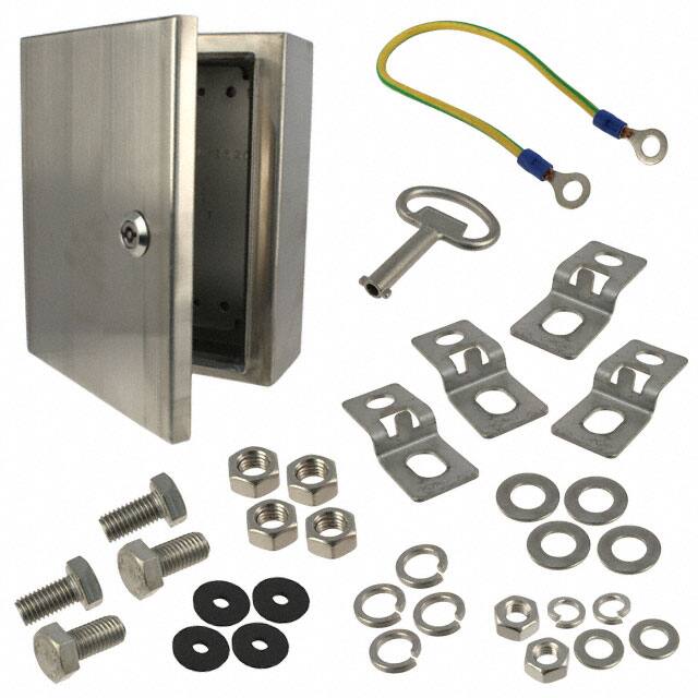 SNB-3741-SS BOX S STL NAT 9.840"L X 7.87"W