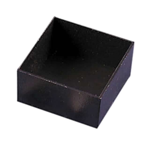 1596B107 BOX ABS BLACK 1.570"L X 1.570"W
