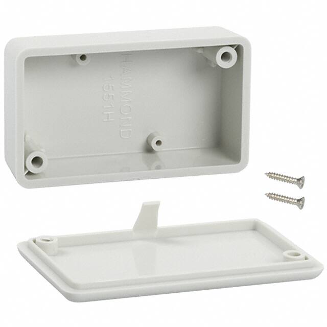 1551HGY BOX ABS GRAY 2.362"L X 1.378"W