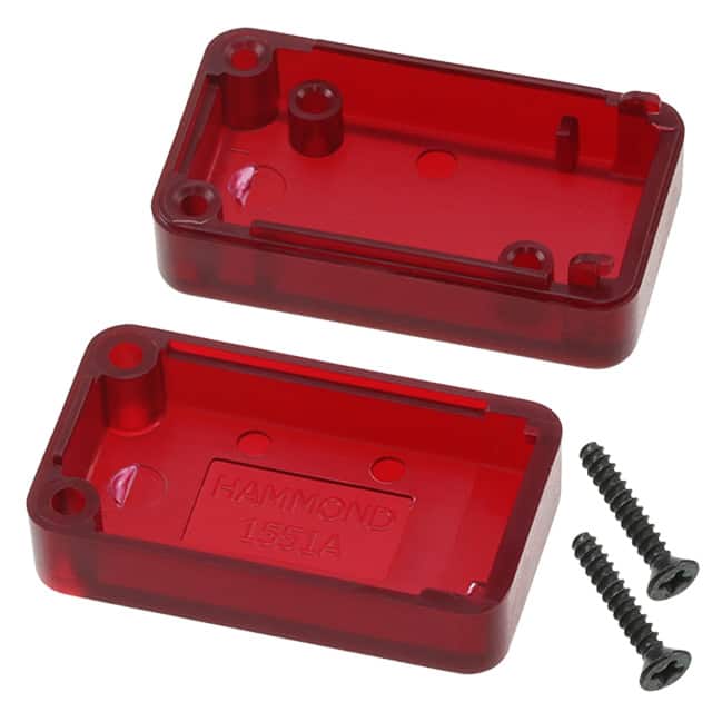 1551ATRD BOX ABS TRN RED 1.38"L X 0.790"W