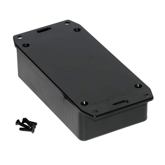 1591BSFLBK BOX PLAS BLK 4.409"L X 2.441"W