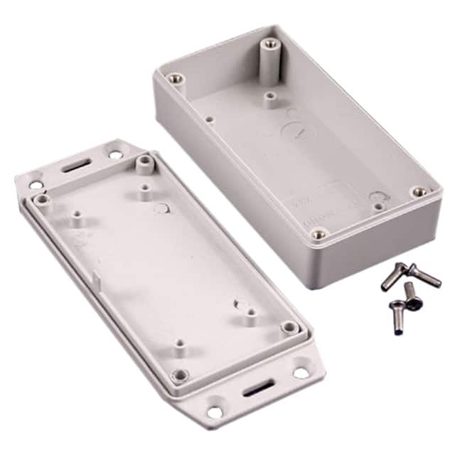 1591XXAFLGY BOX ABS GRAY 3.972"L X 2.023"W