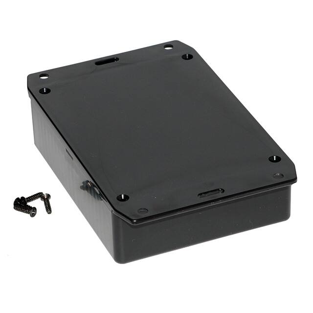 1591GSFLBK BOX PLAS BLK 4.744"L X 3.685"W