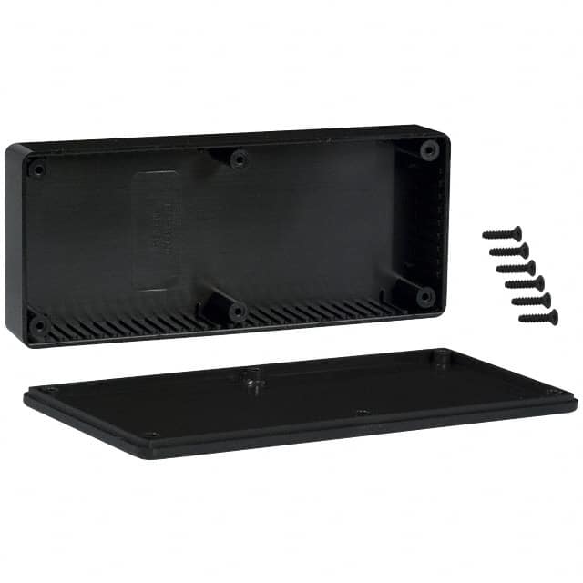 1591HSBK BOX PLAS BLK 6.524"L X 2.787"W