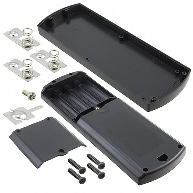 HH-3570-B BOX ABS BLACK 7.146"L X 2.559"W