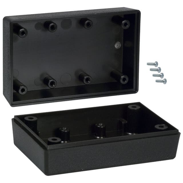 111I,BK BOX ABS BLACK 3.600"L X 2.250"W