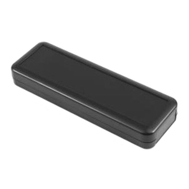 1552C5BK BOX ABS BLACK 5.910"L X 1.970"W