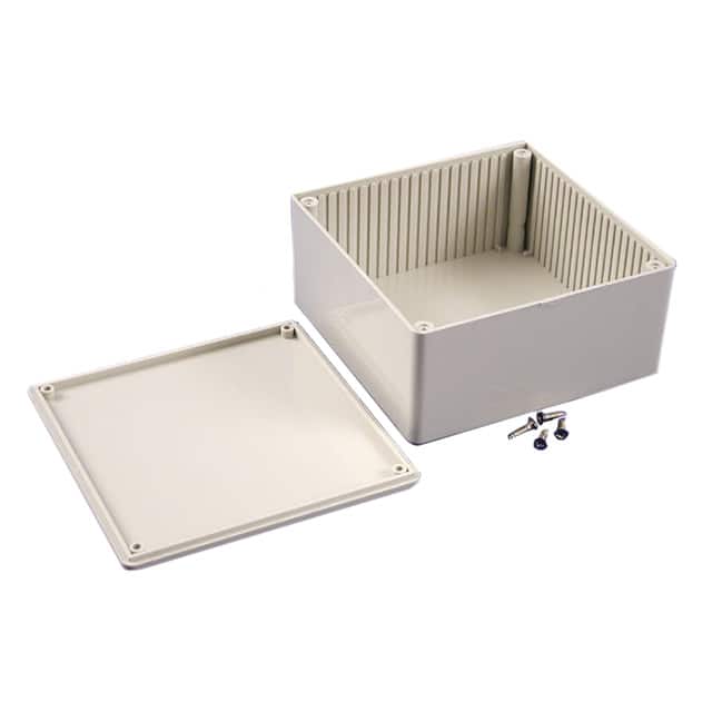 1591USGY BOX PLAS GRAY 4.724"L X 4.724"W