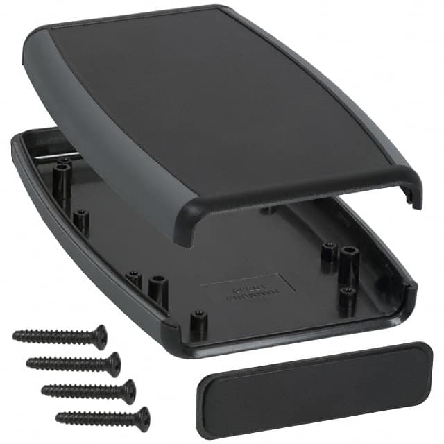 1553DBK BOX ABS BLACK 5.797"L X 3.504"W