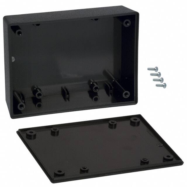 032,BK BOX ABS BLACK 4.380"L X 3.250"W