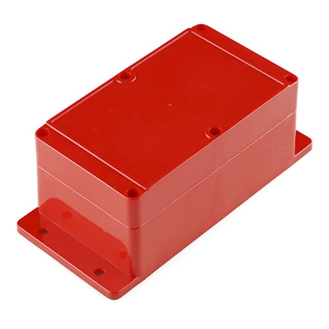 PRT-11366 BOX PLAS RED 6.220"L X 3.543"W
