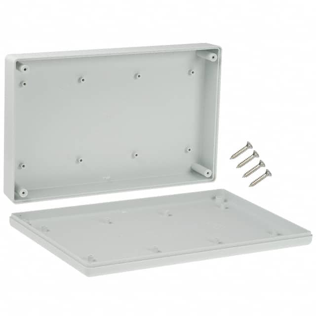 1599KSGY BOX PLAS GRAY 8.661"L X 5.512"W