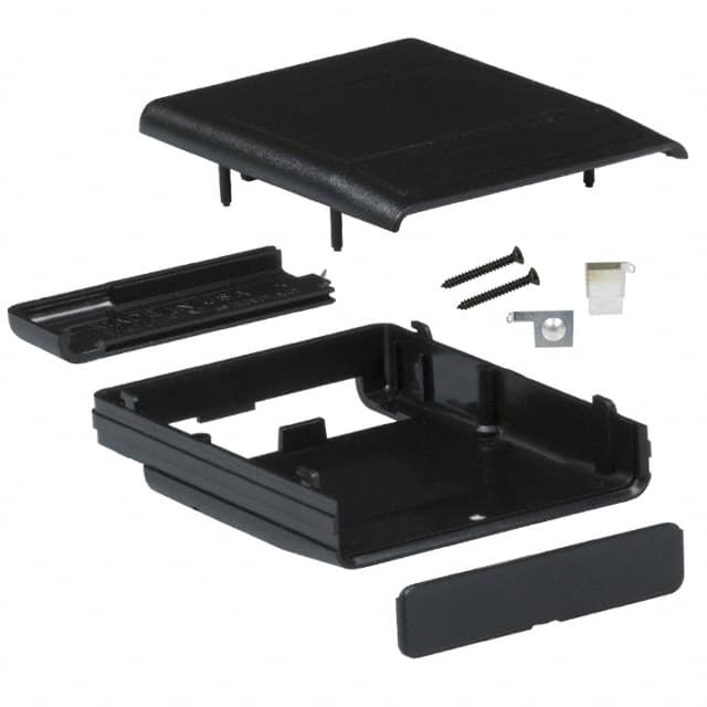 M4,BK BOX ABS BLACK 2.800"L X 2.200"W