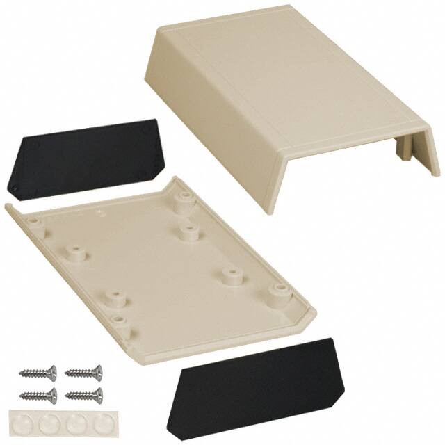 A21,AL BOX ABS ALMOND 4.250"L X 2.600"W