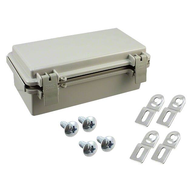 NBF-32006 BOX ABS GRAY 7.870"L X 3.930"W