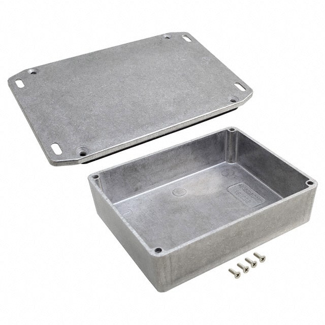 1590WBBFL BOX ALUM UNPTD 4.705"L X 3.701"W